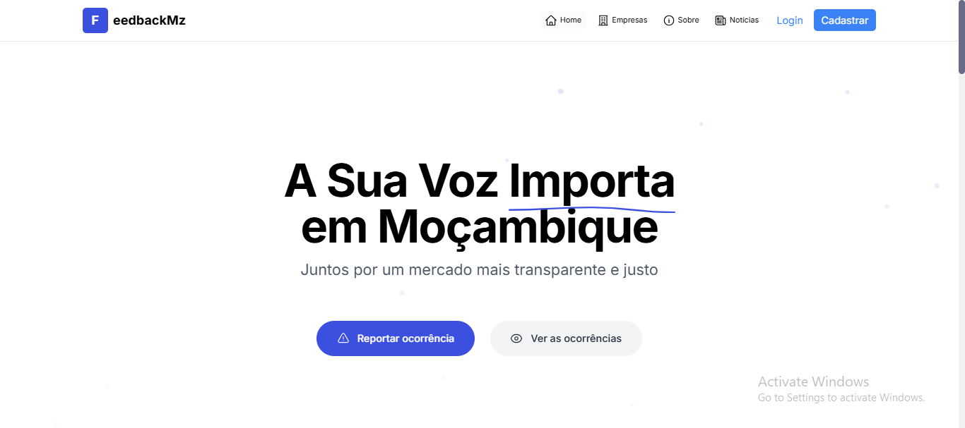 Portal de Denúncias e Reclamações